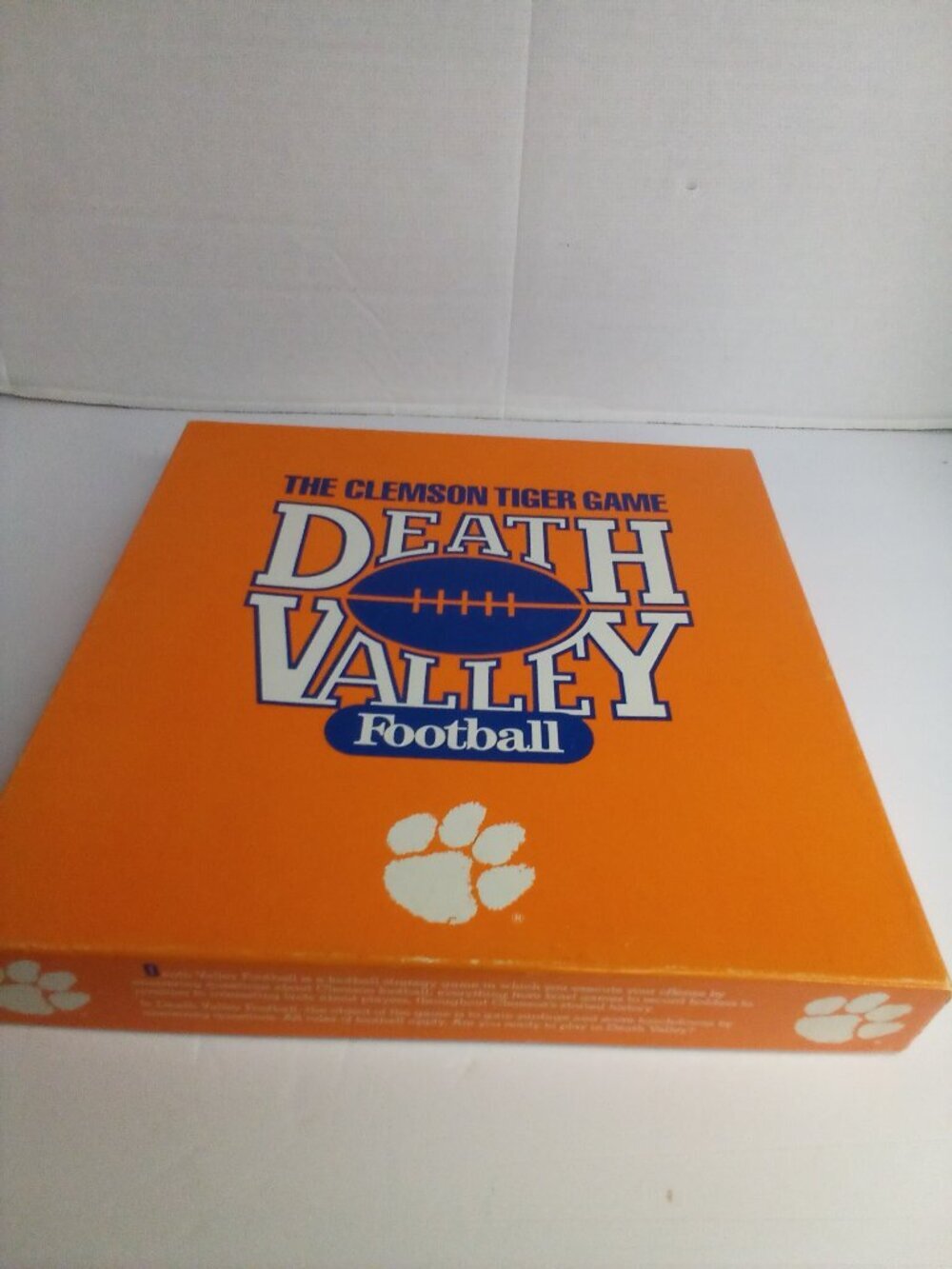 Clemson Tiger Game Death Valley Football Vintage 1987 Trivia Board Game